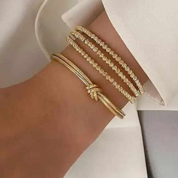 Anthro Gold Bracelet - Picture 3 of 4